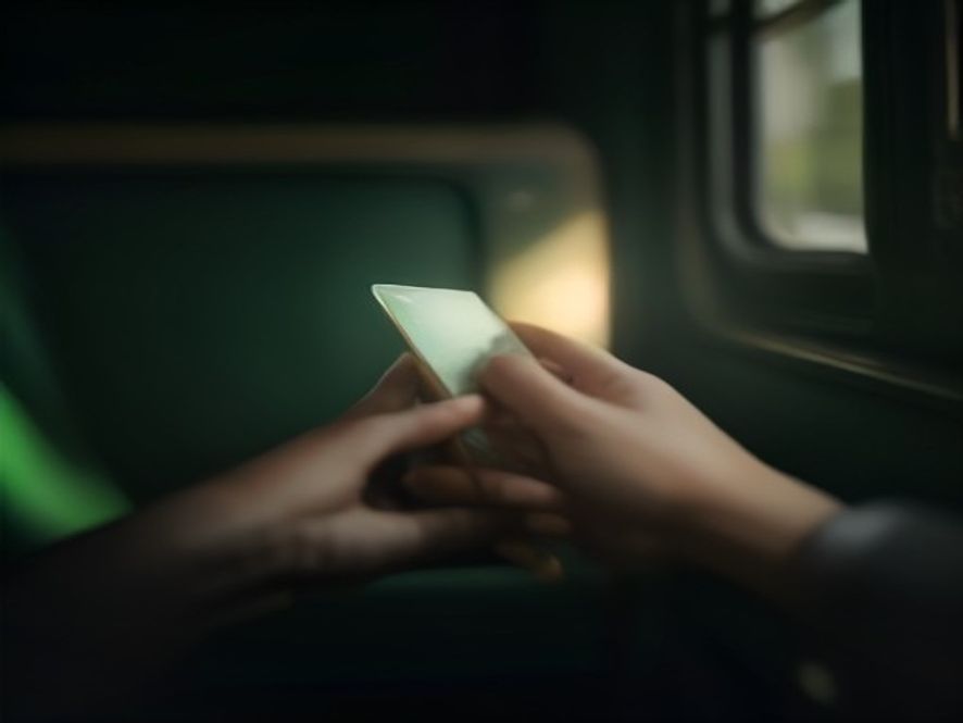 A hand holding a phone showing a colourful Pak Rummy card game in warm evening light